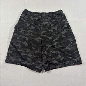 Lululemon Pace Breaker Linerless Shorts 9" Mens Camo Athletic Running Gym Gray M